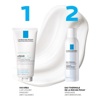 200ML LA ROCHE POSAY ISO UREA 5+ Lait hydratant lissant anti-squames à l'urée  1 of 4 