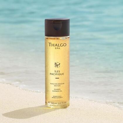 150mL THALGO ILES PACIFIQUE Huile de douche des Îles  1 of 2 