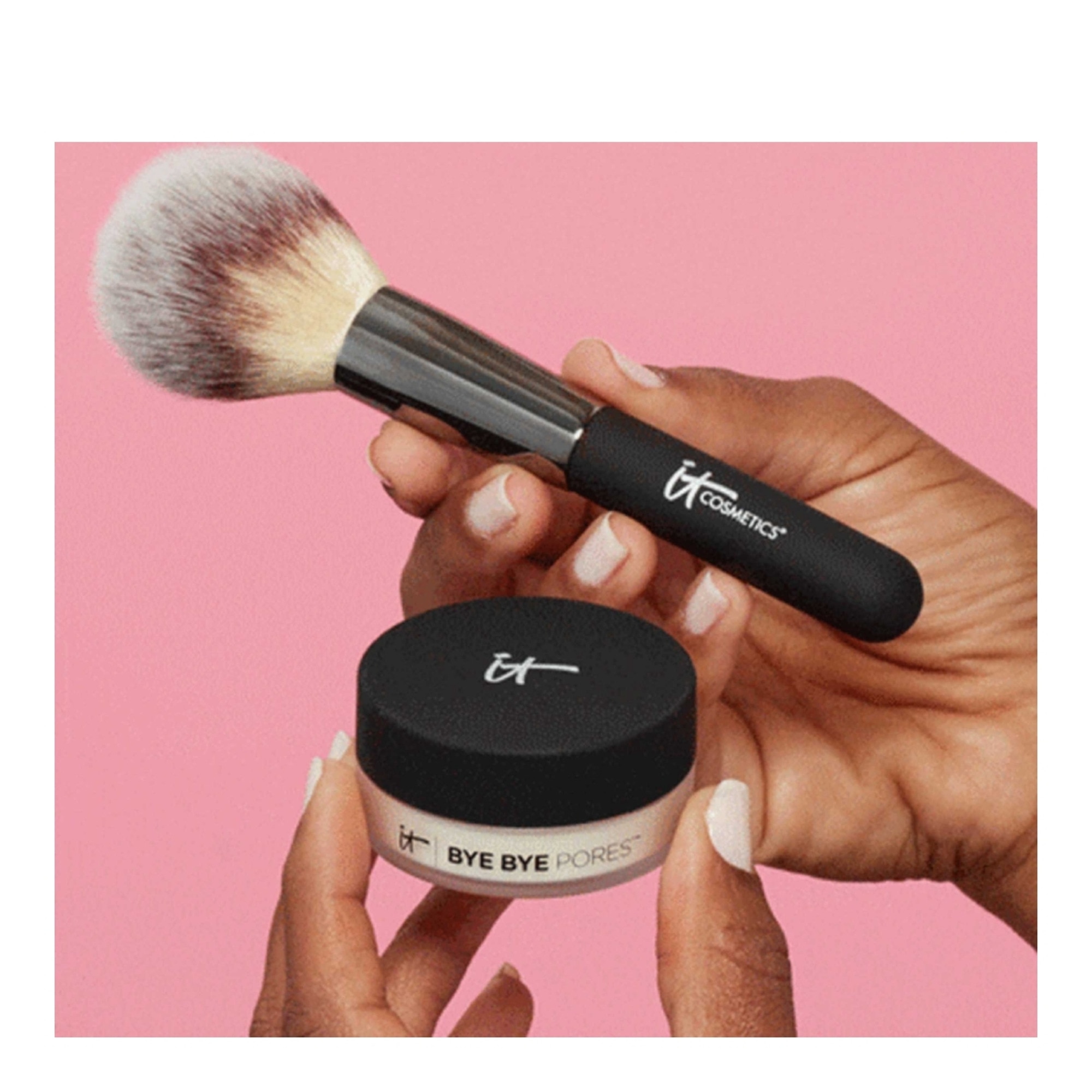 Poudre libre fixante effet peau lisse sans pores