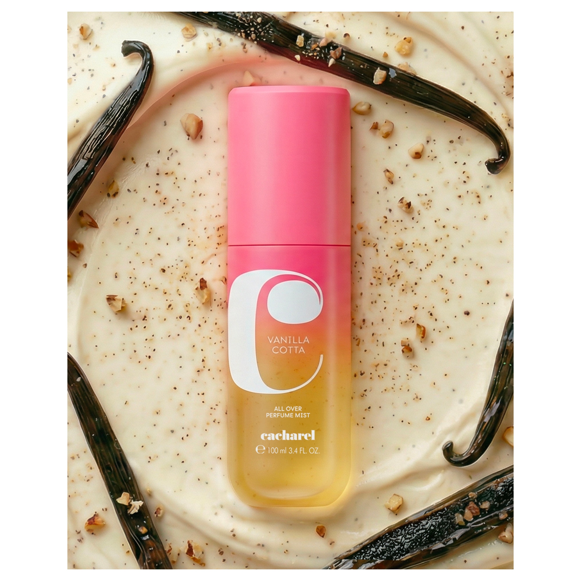 100ML CACHAREL VANILLA COTTA Brume parfumée corps & cheveux 1 of 4