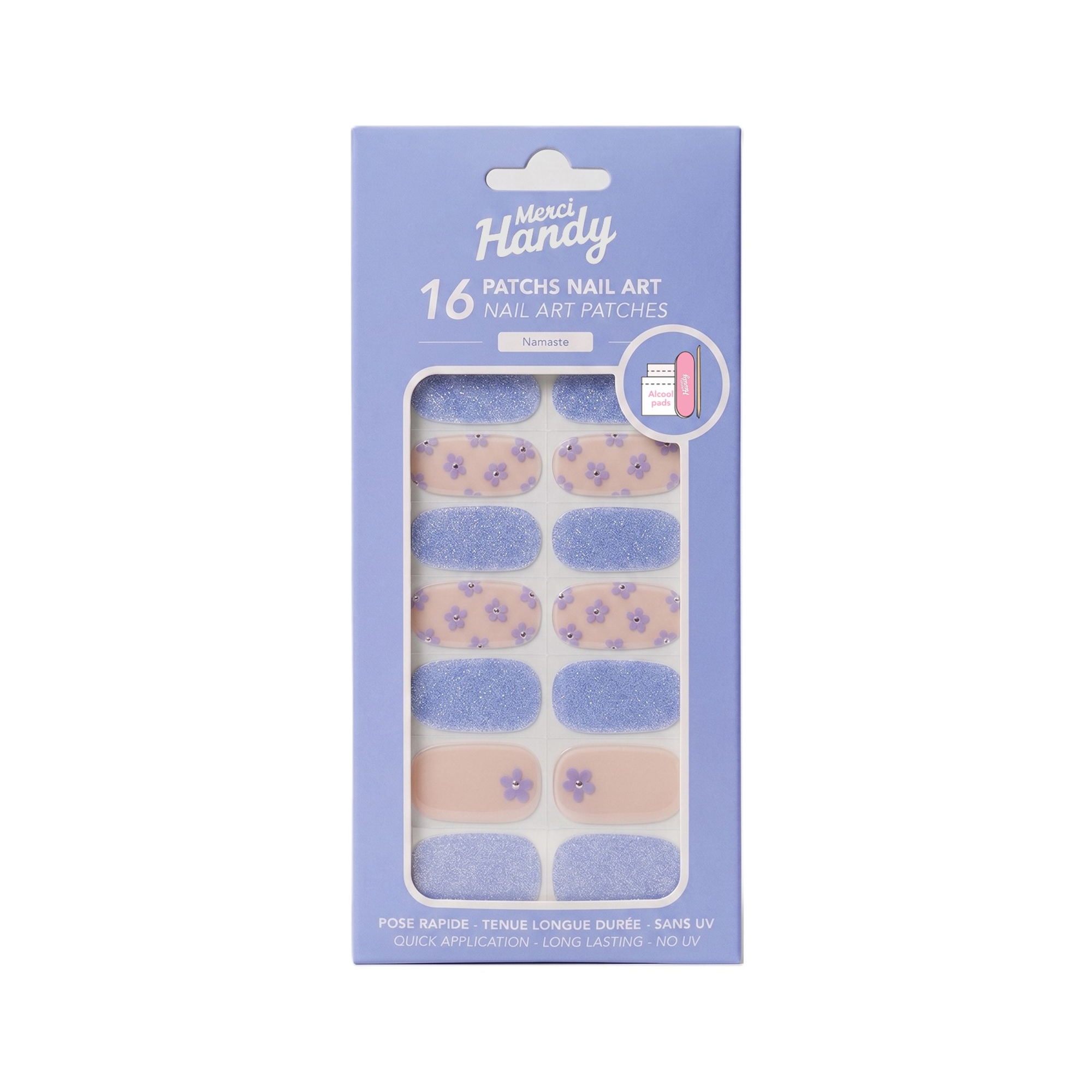 Merci Handy - Handcare - Patchs Nail Art Namaste - 7g