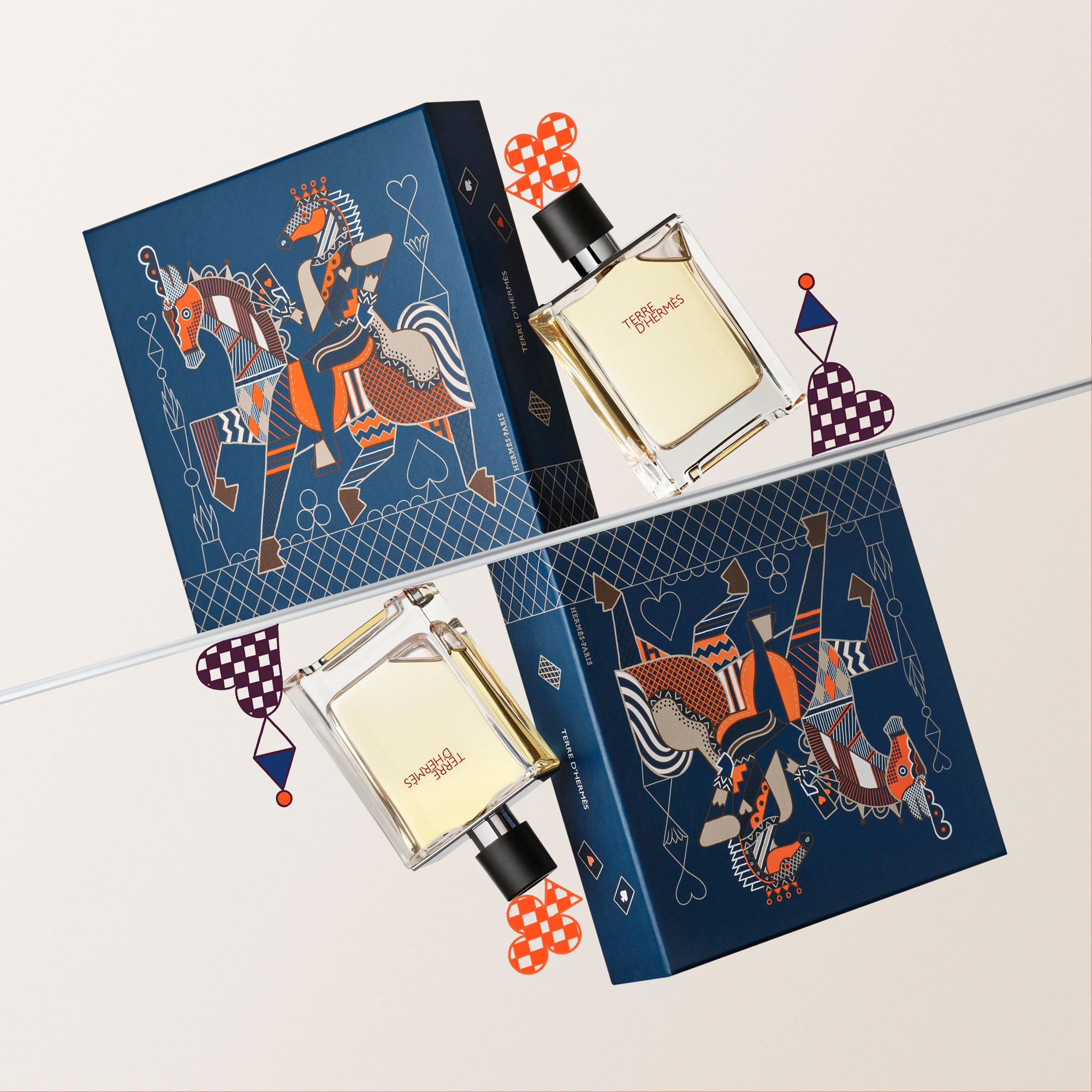 Hermès TERRE D'HERMÈS Coffret -eau de toilette + format voyage + baume après rasage 1 of 3
