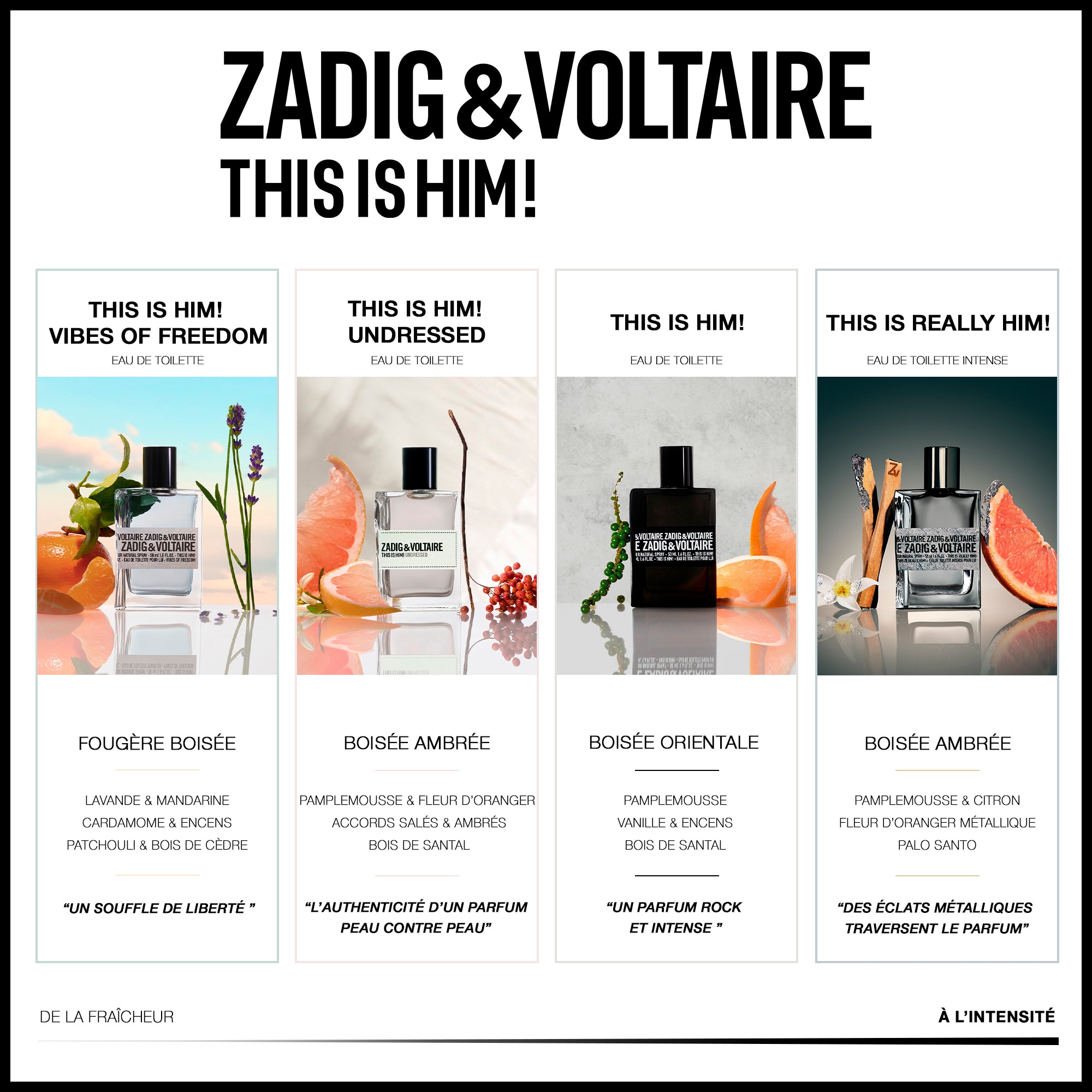 100ML ZADIG & VOLTAIRE THIS IS HIM! UNDRESSED Eau de parfum 1 of 4