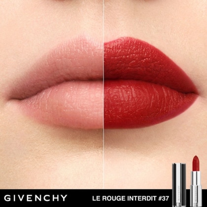  GIVENCHY LE ROUGE INTERDIT INTENSE SILK Rouge à lèvres fini soyeux couleur lumineuse - rechargeable  1 of 4 