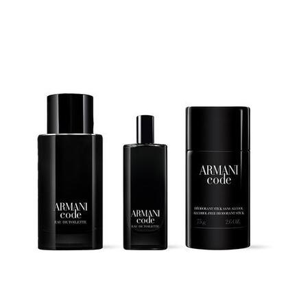  Armani ARMANI CODE Coffret eau de toilette + déodorant + vaporisateur de voyage  1 of 3 