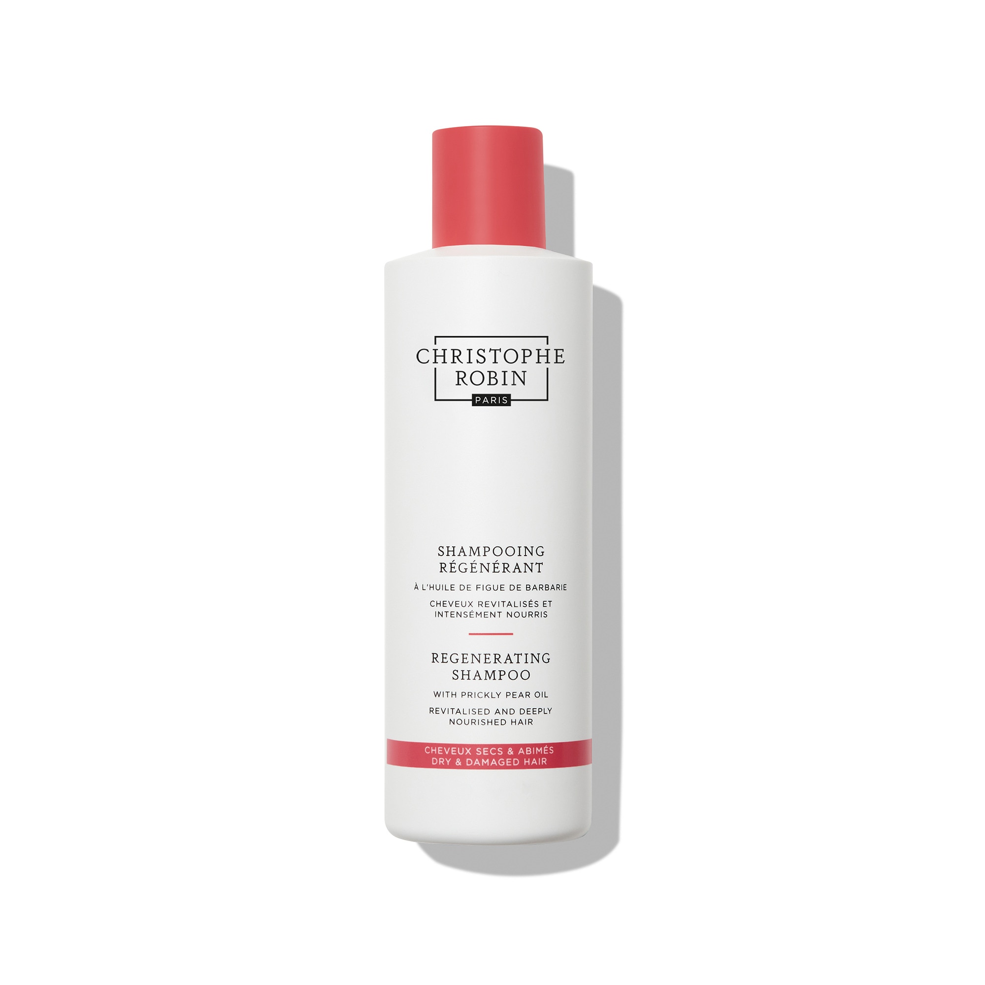 250mL CHRISTOPHE ROBIN REGENERANTE Shampooing régénérant à l'huile de figue de barbarie 1 of 4 Shampooing régénérant à l'huile de figue de barbarie