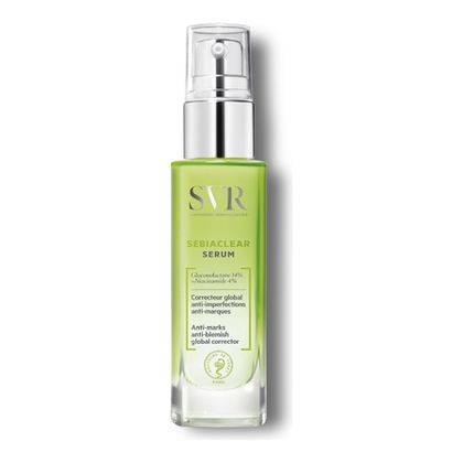 30ML LABORATOIRE SVR SEBIACLEAR SERUM Correcteur global anti-imperfections, marques, rides.  1 of 1 