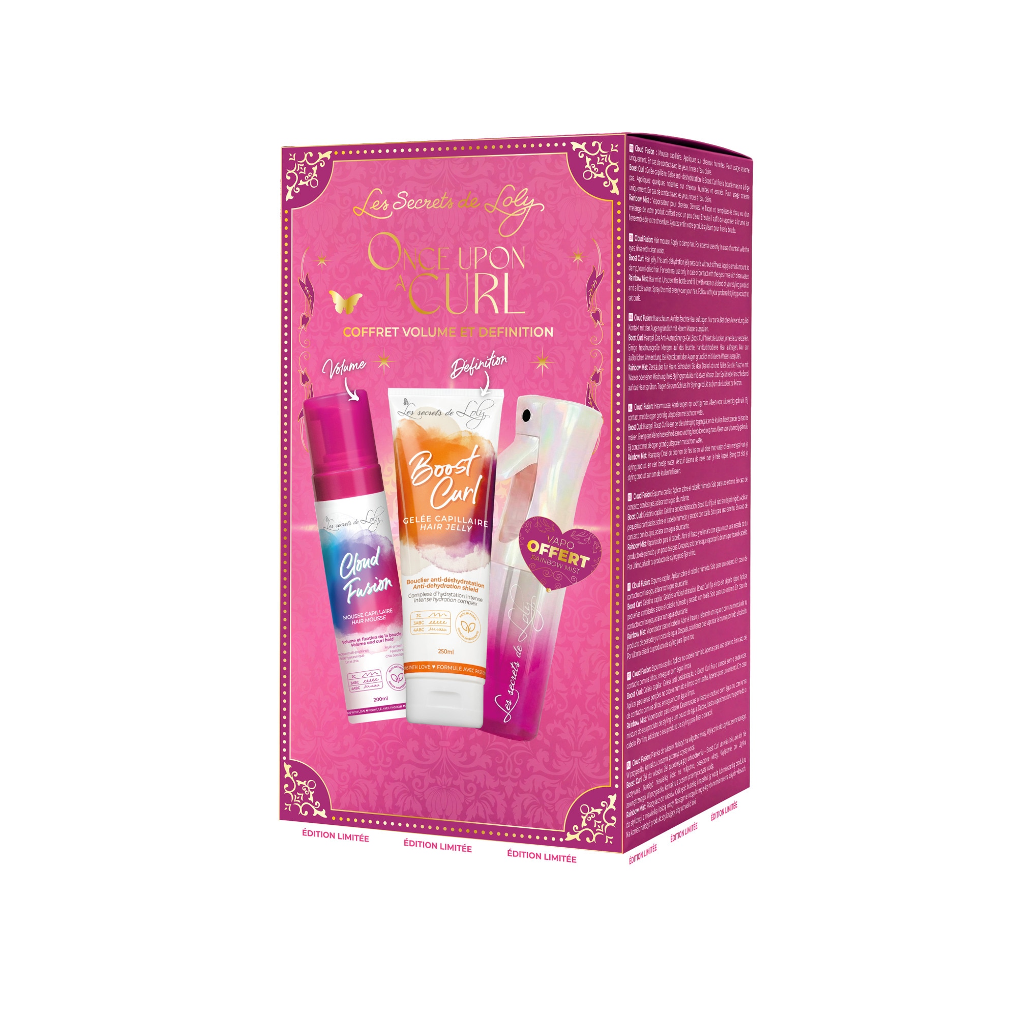 LES SECRETS DE LOLY ONCE UPON A CURL Coffret - cheveux volume & définition 1 of 4 Coffret - cheveux volume & définition