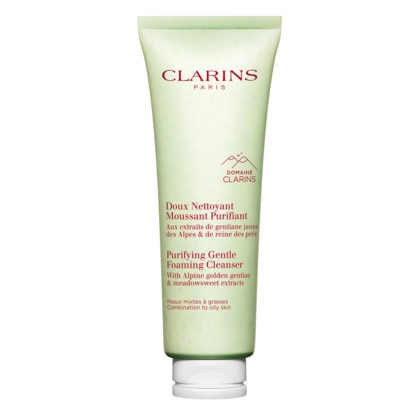 125ML Clarins DEMAQUILLANTS Doux nettoyant moussant purifiant ? peaux mixtes à grasses  1 of 4 