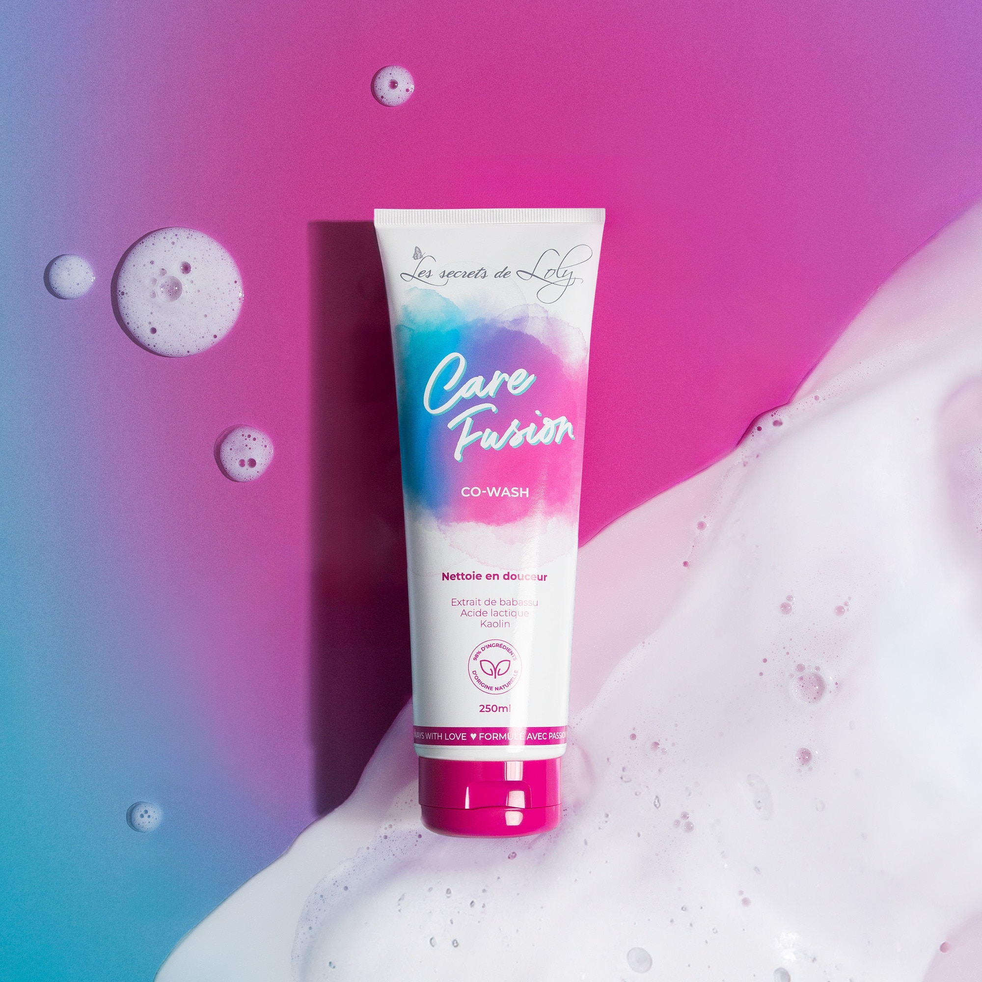 250ML LES SECRETS DE LOLY CARE FUSION Co-wash - shampooing-crème  1 of 4 