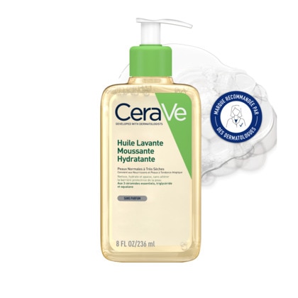 237ml CERAVE NETTOYANTS CERAVE Huile lavante hydratante peaux normales à très sèches - peaux à tendance atopique  1 of 4 