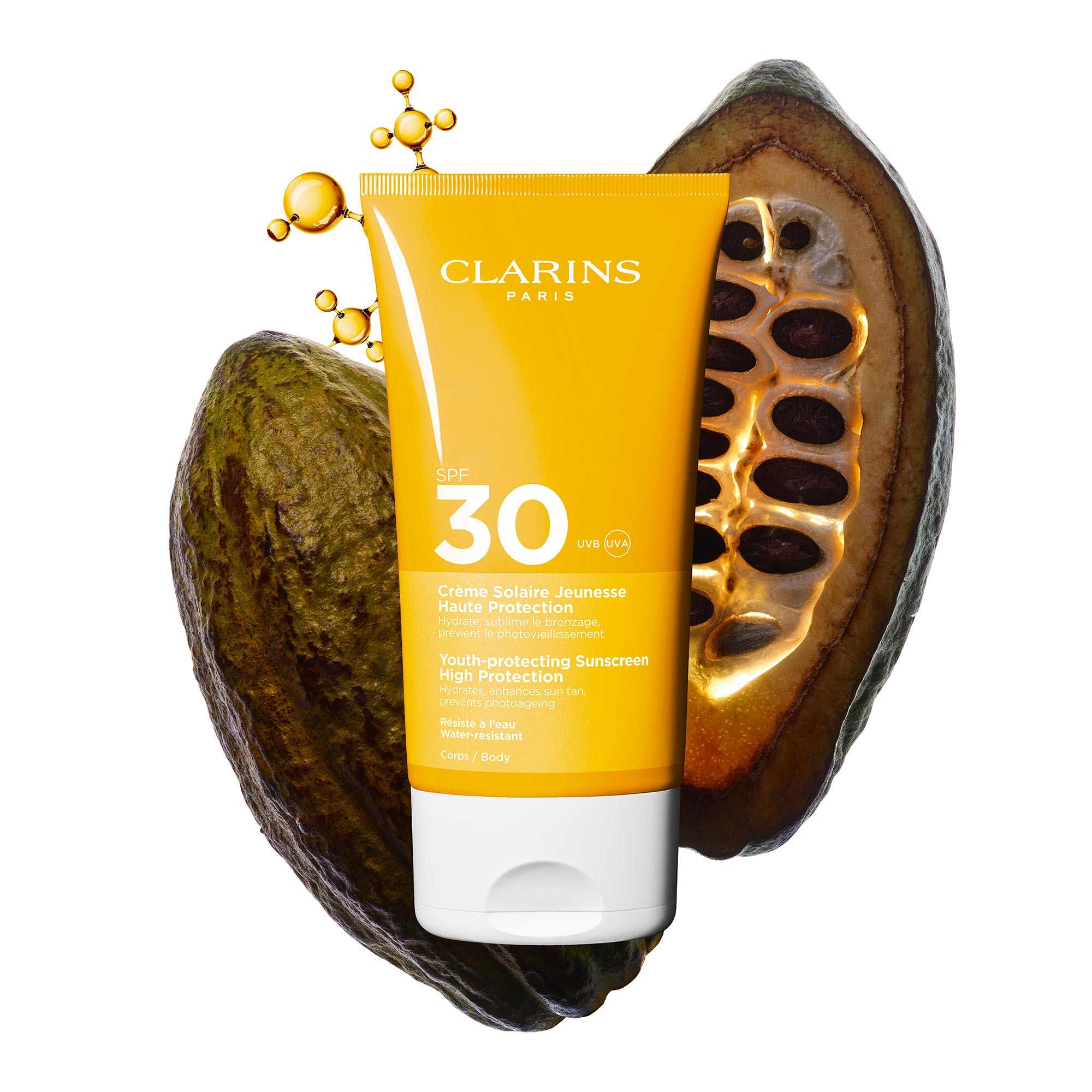 Crème solaire jeunesse haute protection spf30 protection solaire corps uva/uvb 30