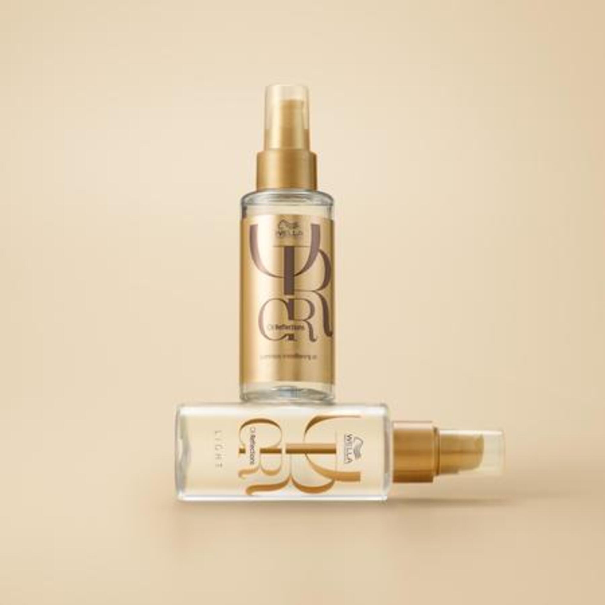 Huile capillaire légère révélatrice de lumière pour cheveux fins à normaux