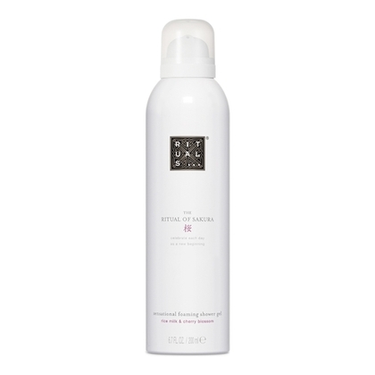 200ML RITUALS THE RITUAL OF SAKURA Mousse de douche au lait de riz & fleur de cerisier  1 of 4 