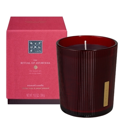  RITUALS THE RITUAL OF AYURVEDA Bougie parfumée rose indien & amande douce  1 of 4 