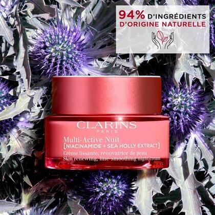 Crème nuit lissante, rénovatrice de peau – peaux sèches