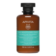 250ML APIVITA OIL ROOTS DRY ENDS Shampoing pour racines grasses et pointes sèches  1 of 2 