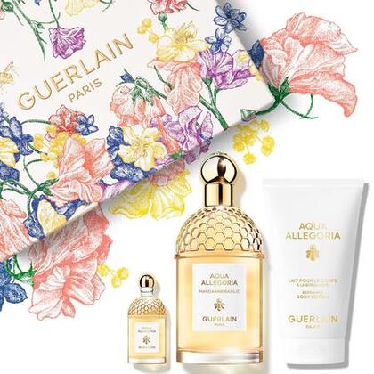  Guerlain AQUA ALLEGORIA Coffret eau de toilette + lait corps + miniature  1 of 4 