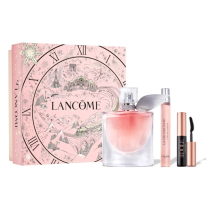  Lancôme LA VIE EST BELLE Coffret - eau de parfum rechargeable 50ml + mascara lash idôle + vaporisateur voyage  1 of 1 Coffret - eau de parfum rechargeable 50ml + mascara lash idôle + vaporisateur voyage