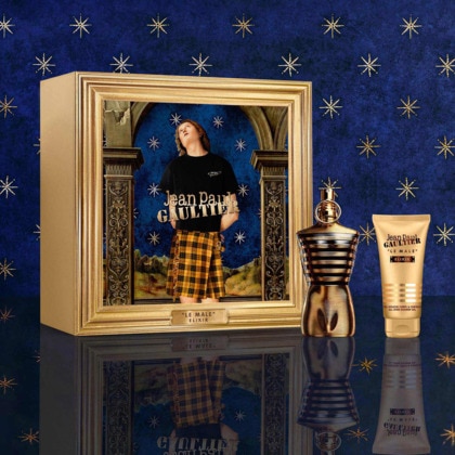  Jean Paul Gaultier LES MALES Coffret elixir et gel douche  1 of 4 