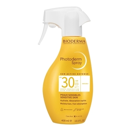 400ML BIODERMA PHOTODERM Spray spf30 invisible, hydrate, aborption rapide - peaux sensibles  1 of 2 