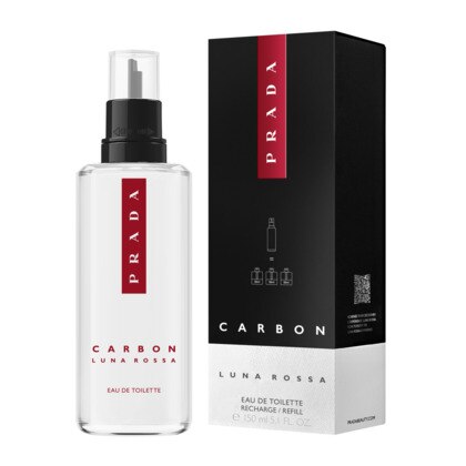 150ML Prada LUNA ROSSA CARBON Eau de toilette recharge  1 of 3 