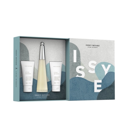 Coffret eau de toilette + gel douche + lait pour le corps