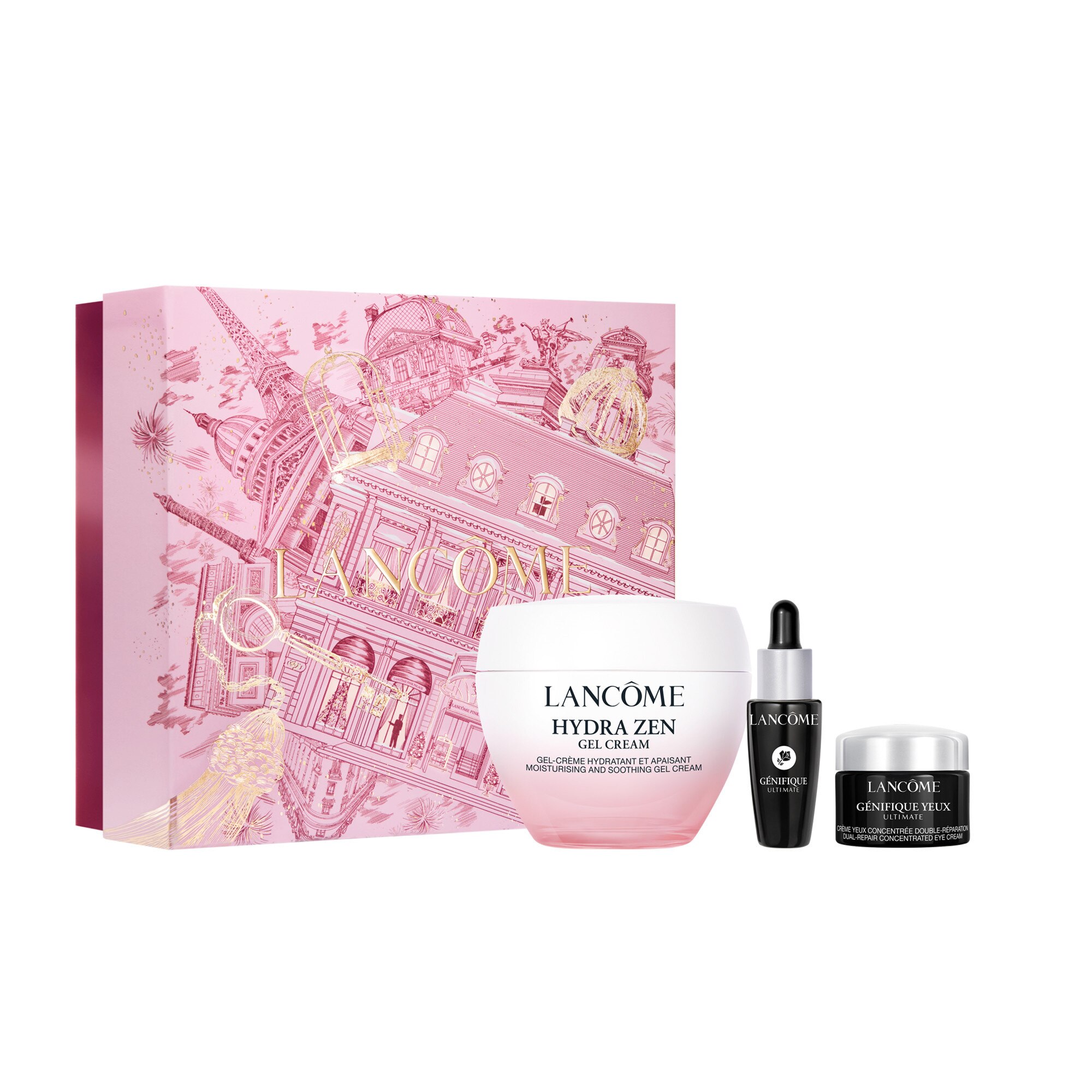 Lancôme HYDRAZEN Coffret - gel crème hydrant et apaisant + génifique sérum & crème yeux 1 of 2 Coffret - gel crème hydrant et apaisant + génifique sérum & crème yeux