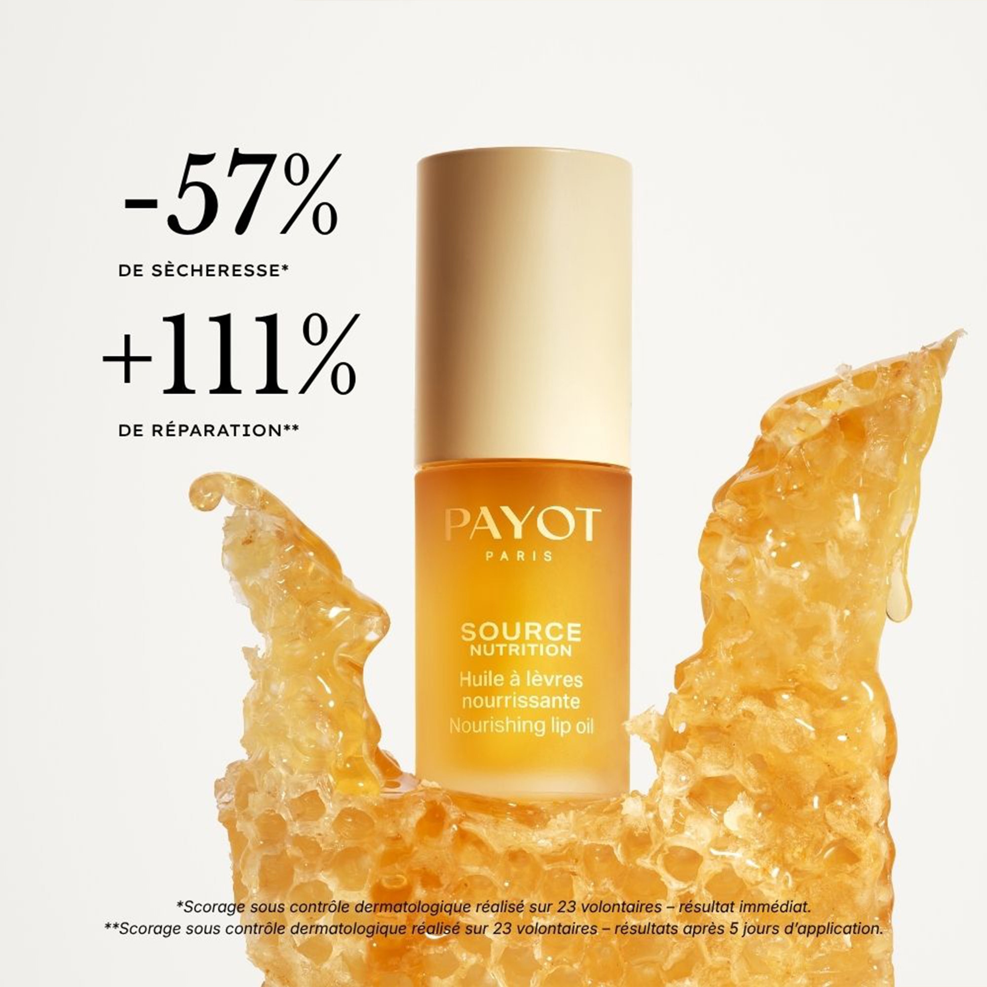 Huile lèvre nourissante