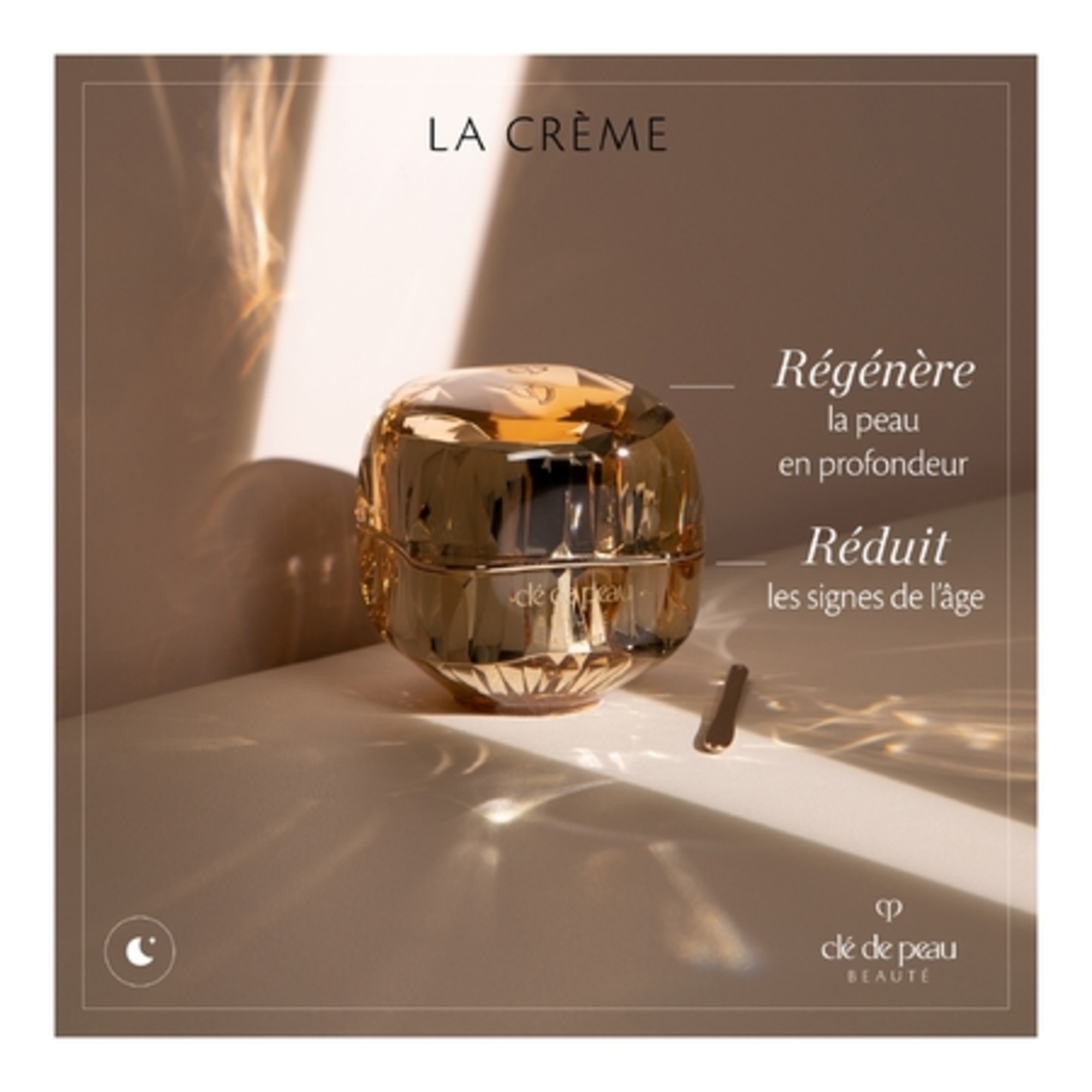 Une crème de nuit anti-âge - rechargeable