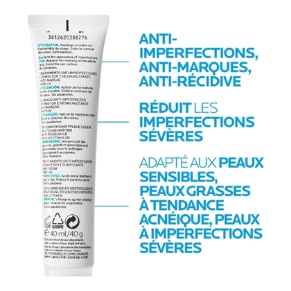 40ML LA ROCHE POSAY EFFACLAR DUO (+) Soin correcteur anti-imperfections, marques & récidive SPF30  1 of 4 