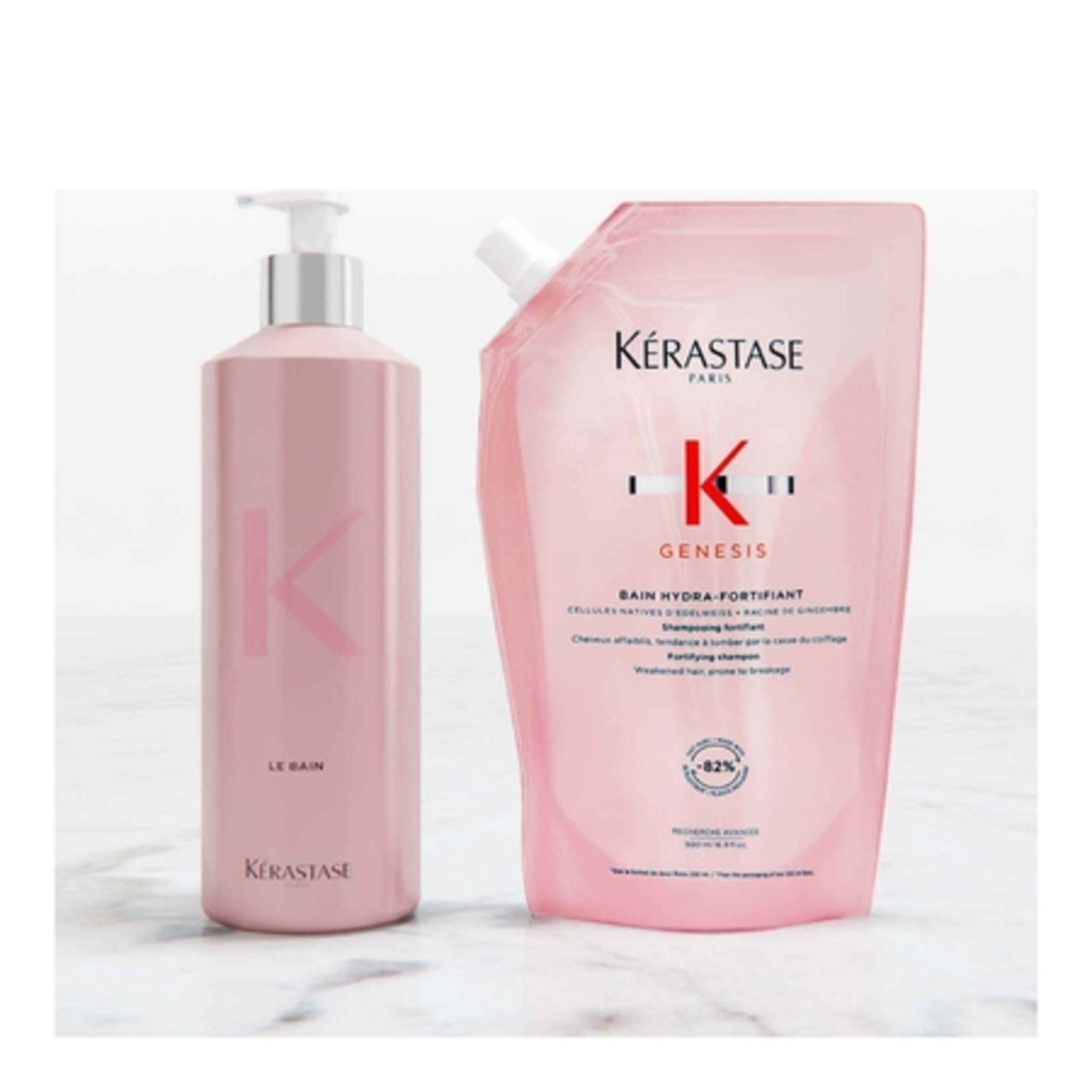 Éco-recharge shampoing bain hydra fortifiant