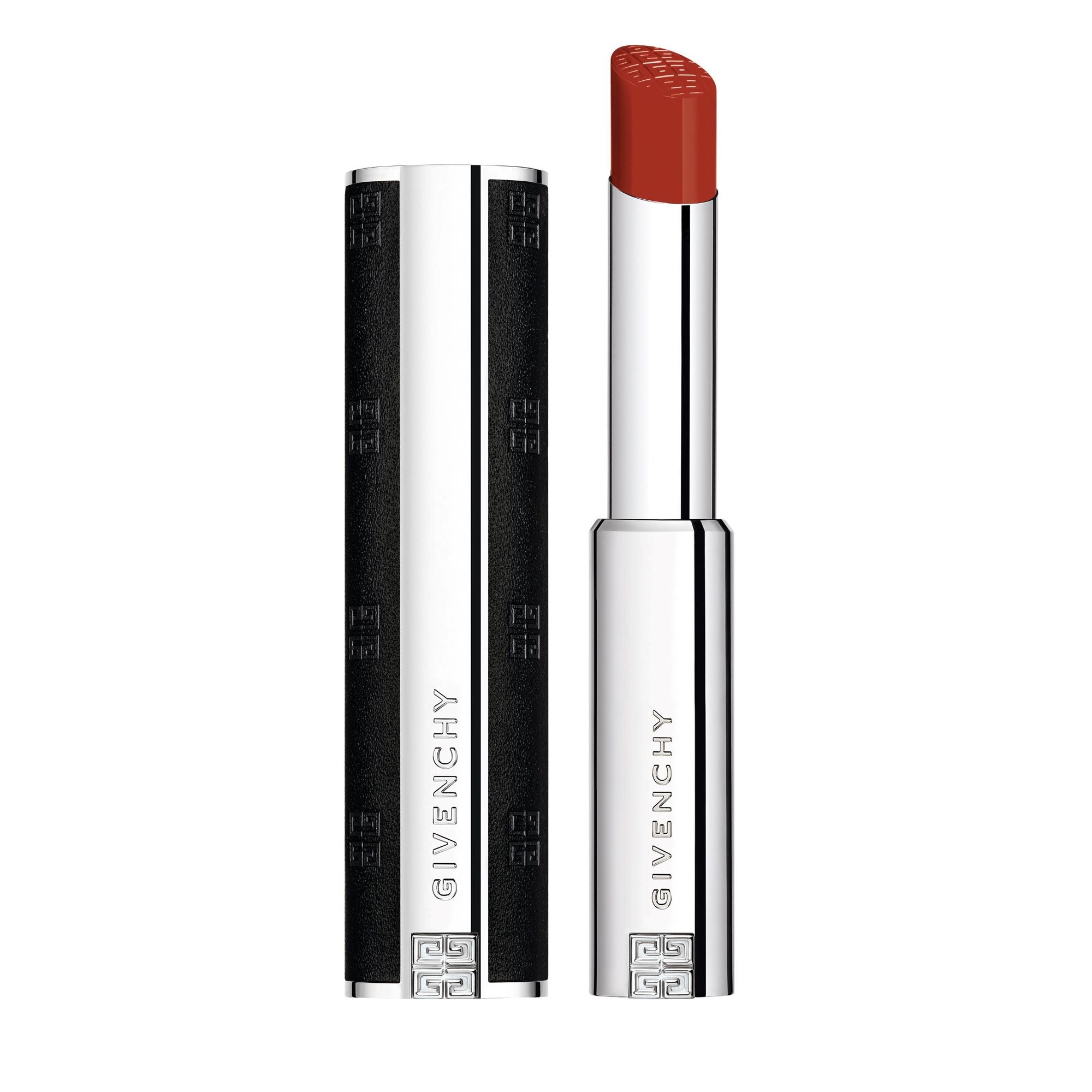Givenchy - Le Rouge Interdit Satin - Rouge À Lèvres Fini Satin - 341 Rouge Sienne