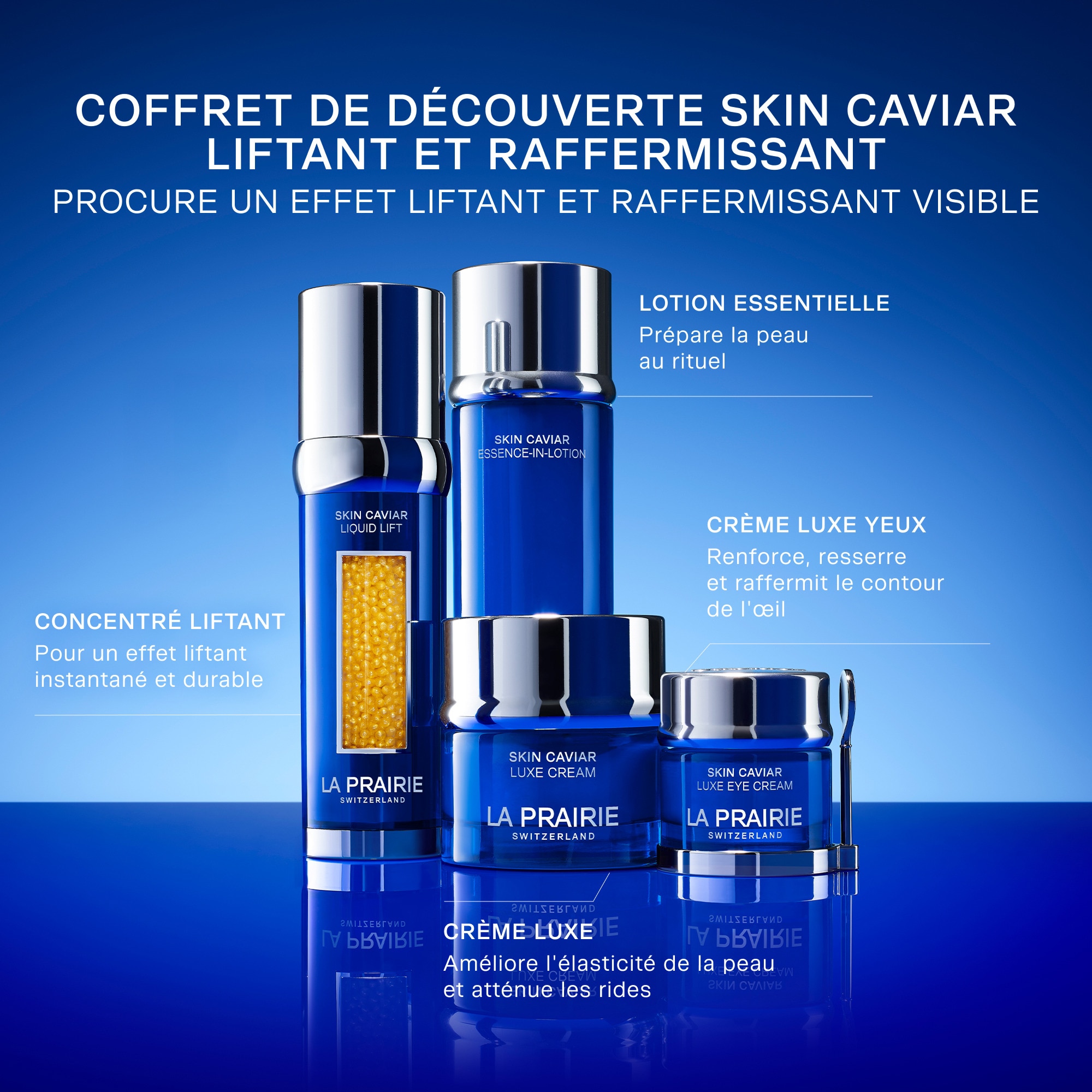 La Prairie SKIN CAVIAR Coffret - soin pré-serum + crème riche 1 of 4