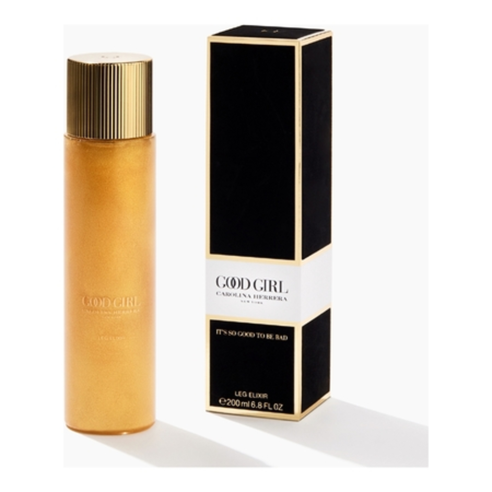 Huile pailletée pour les jambes