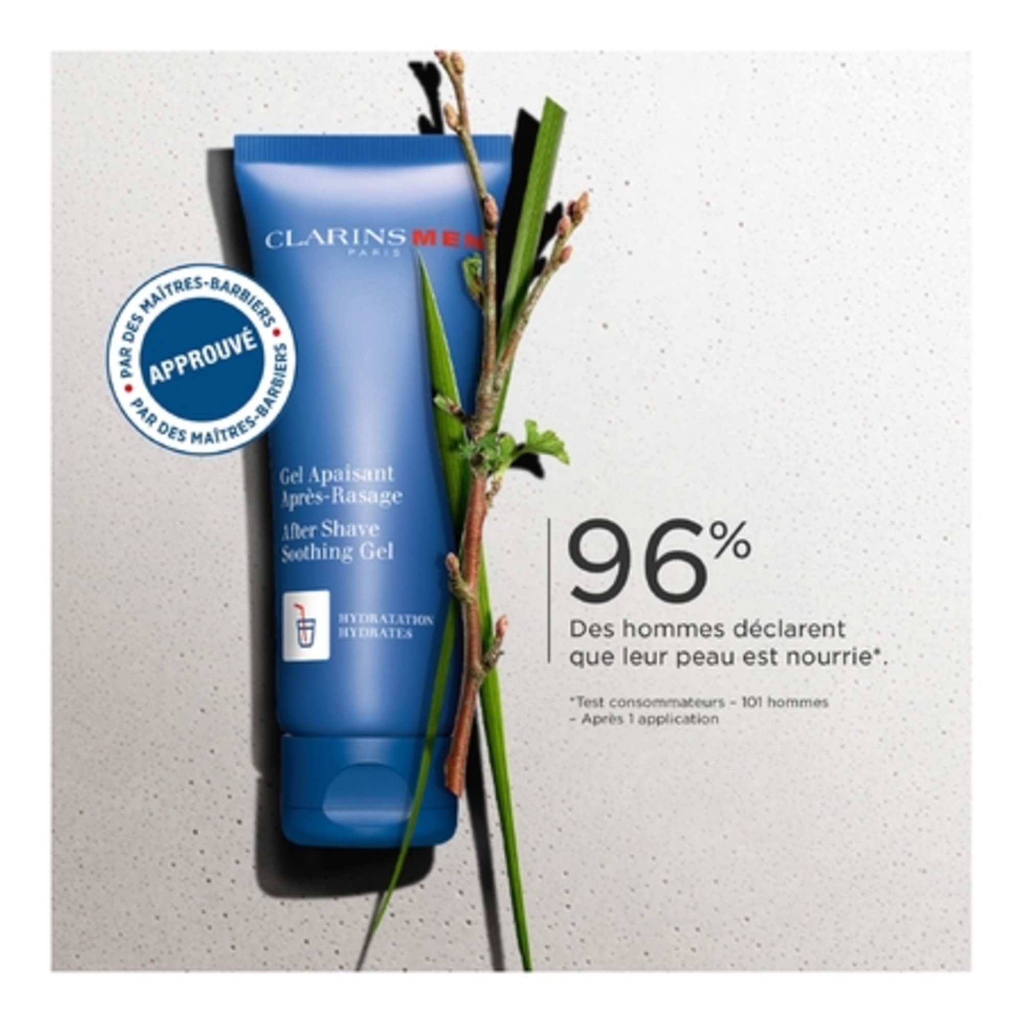 Gel apaisant après-rasage