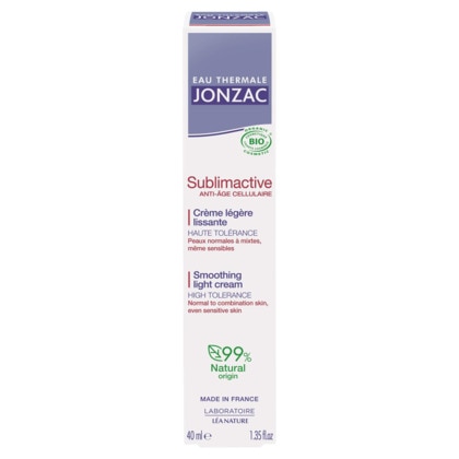 40ML EAU THERMALE JONZAC SUBLIMACTIVE Crème légère lissante  1 of 2 