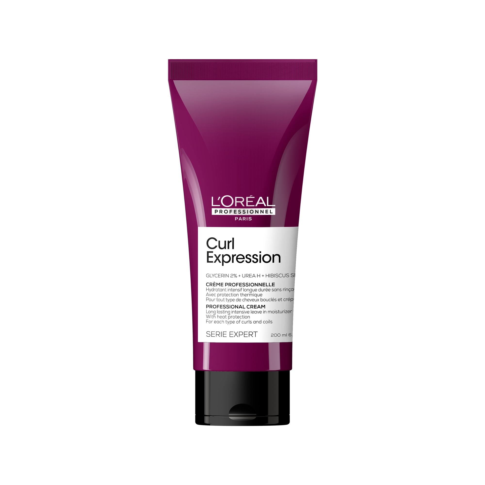 L'oréal Professionnel - Serie Expert Curl Expression - Crème Hydratation Intense Longue Durée Sans Rinçage Avec Protection Thermique - 200ml