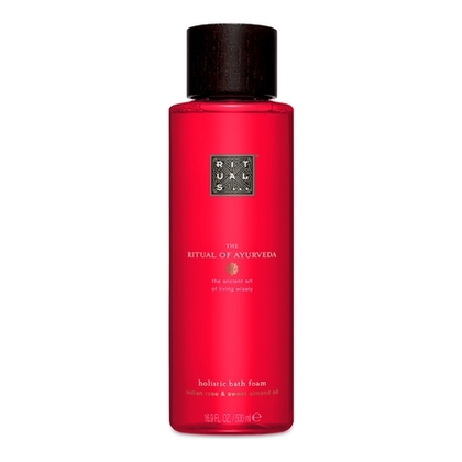 500mL RITUALS THE RITUAL OF AYURVEDA Mousse de bain - rose indienne & amande douce  1 of 3 