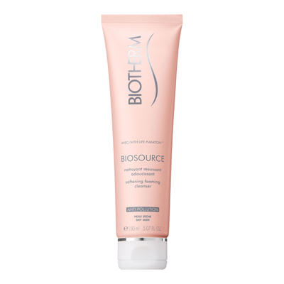 BIOTHERM - Biosource - Nettoyant Moussant Adoucissant Anti-pollution Peau Sèche - 150ml