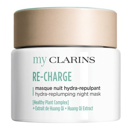 50mL Clarins RE-CHARGE Masque nuit hydra-repulpant  - toutes peaux  1 of 4 