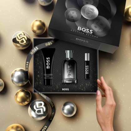 Coffret eau de parfum + gel douche + vaporisateur voyage
