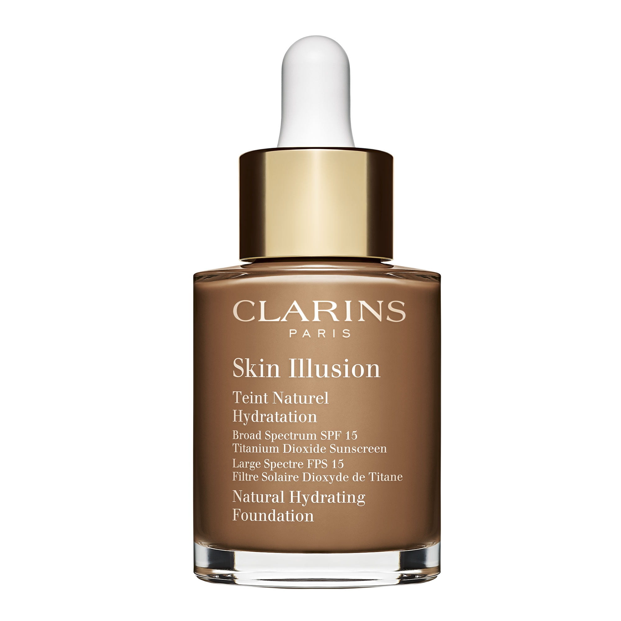 Clarins - Skin Illusion Spf 15 30ml - Skin Illusion Spf15 Fond De Teint - 115 - Cognac