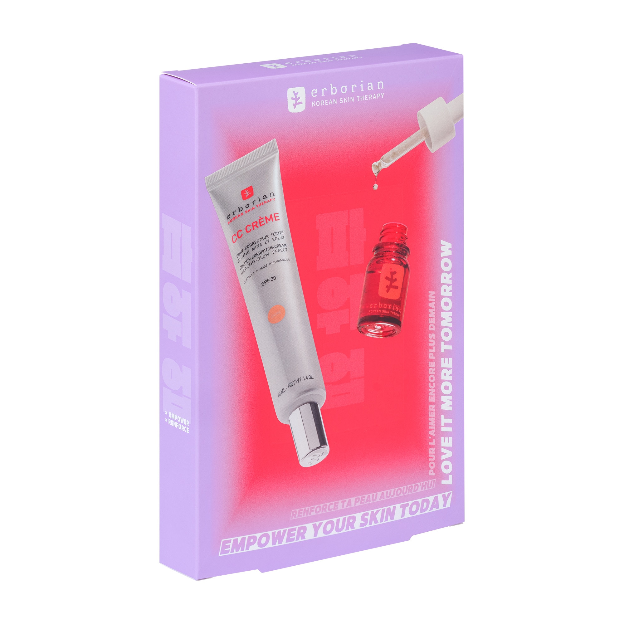 ERBORIAN COFFRETS Cc creme x skin therapy - doré 3 of 3 Cc creme x skin therapy - doré