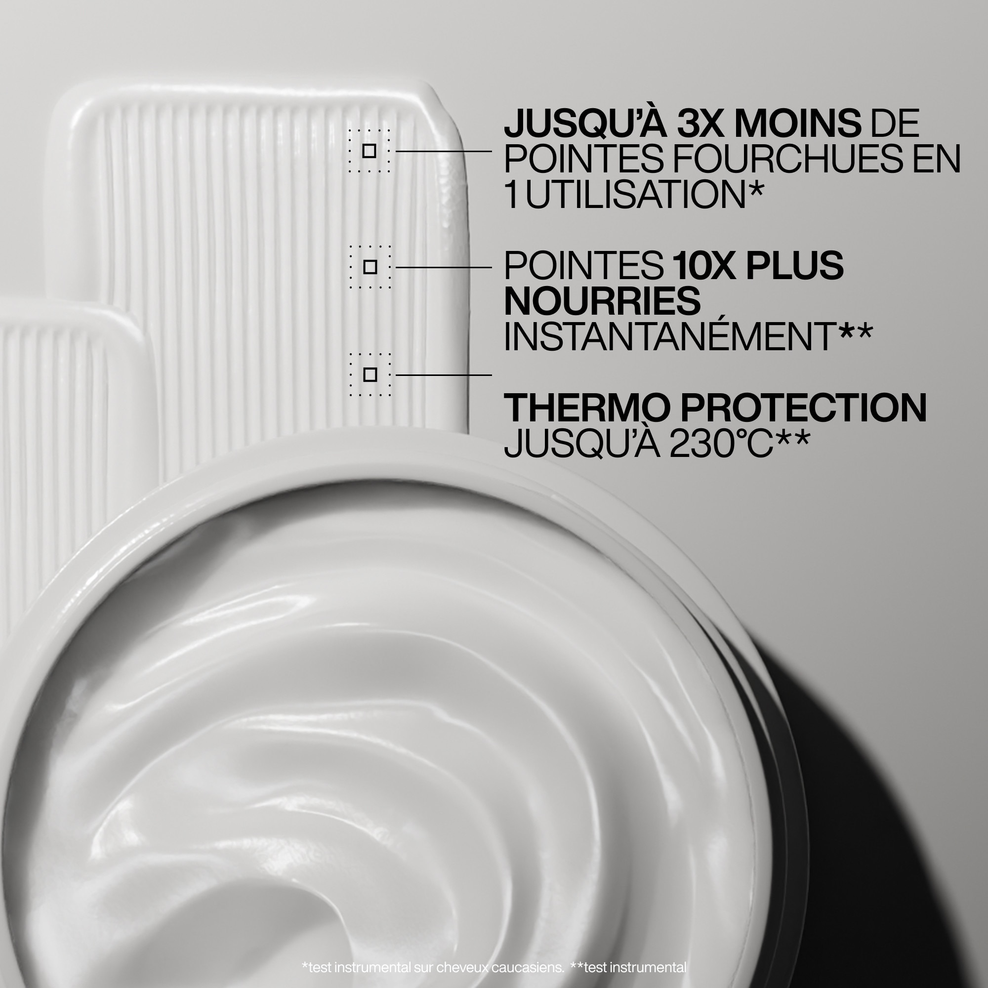 Baume sans rinçage pointes abîmées