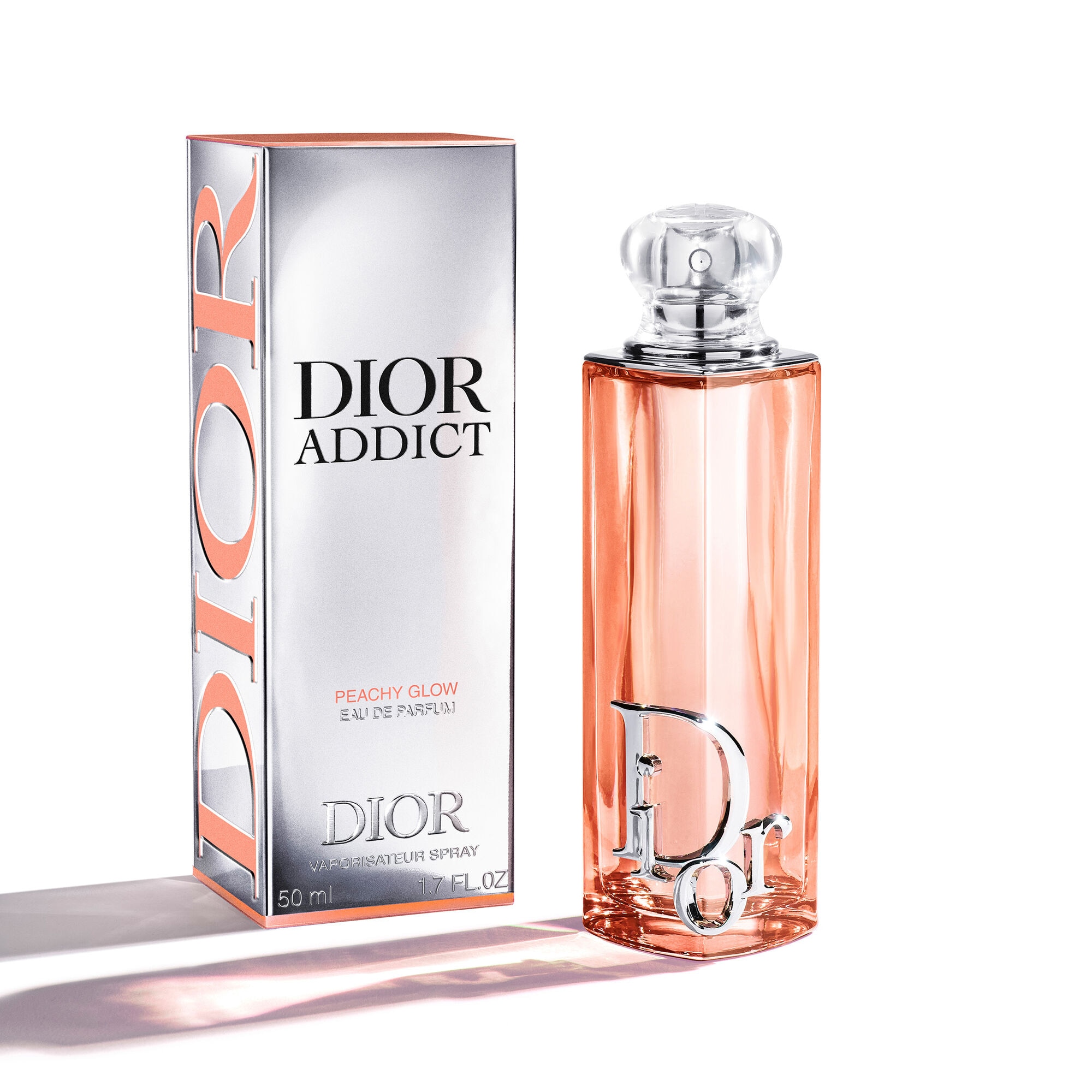50mL DIOR DIOR ADDICT PEACHY GLOW Eau de parfum - notes de jasmin et de pêche  1 of 4 