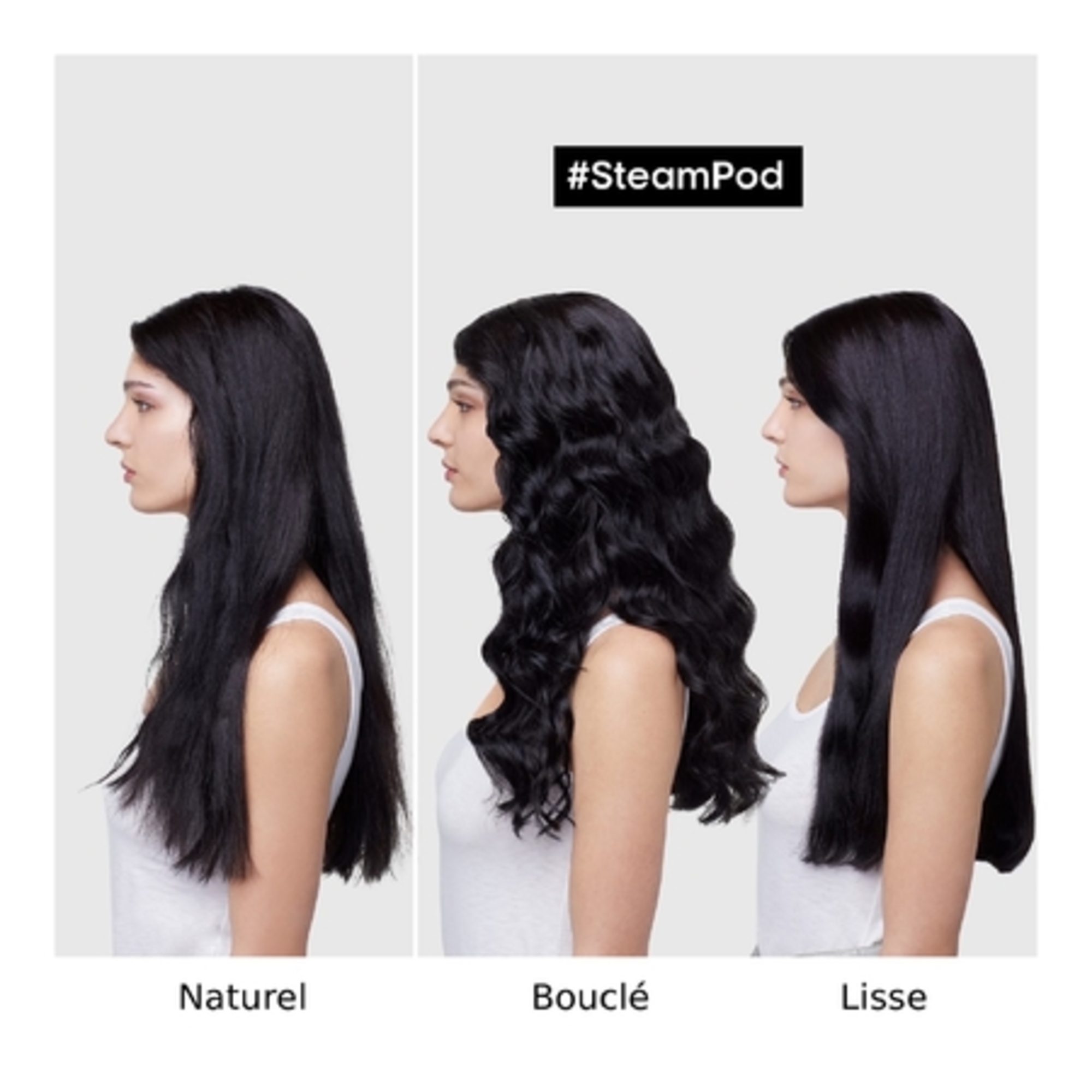 Lisseur-boucleur vapeur professionnel