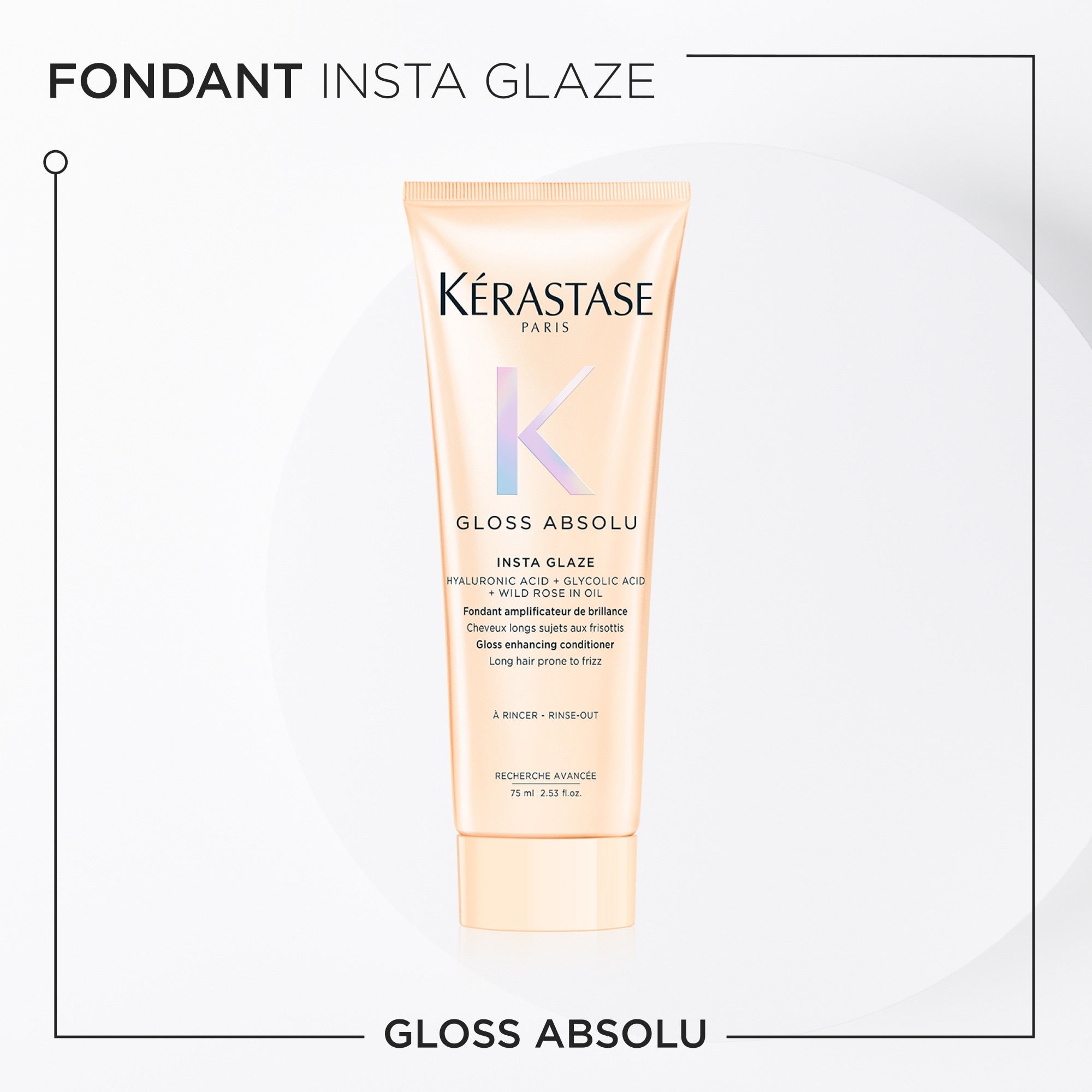  KÉRASTASE GLOSS ABSOLU Coffret - routine bain, fondant et spray pour cheveux longs sujets aux frisottis  1 of 4 