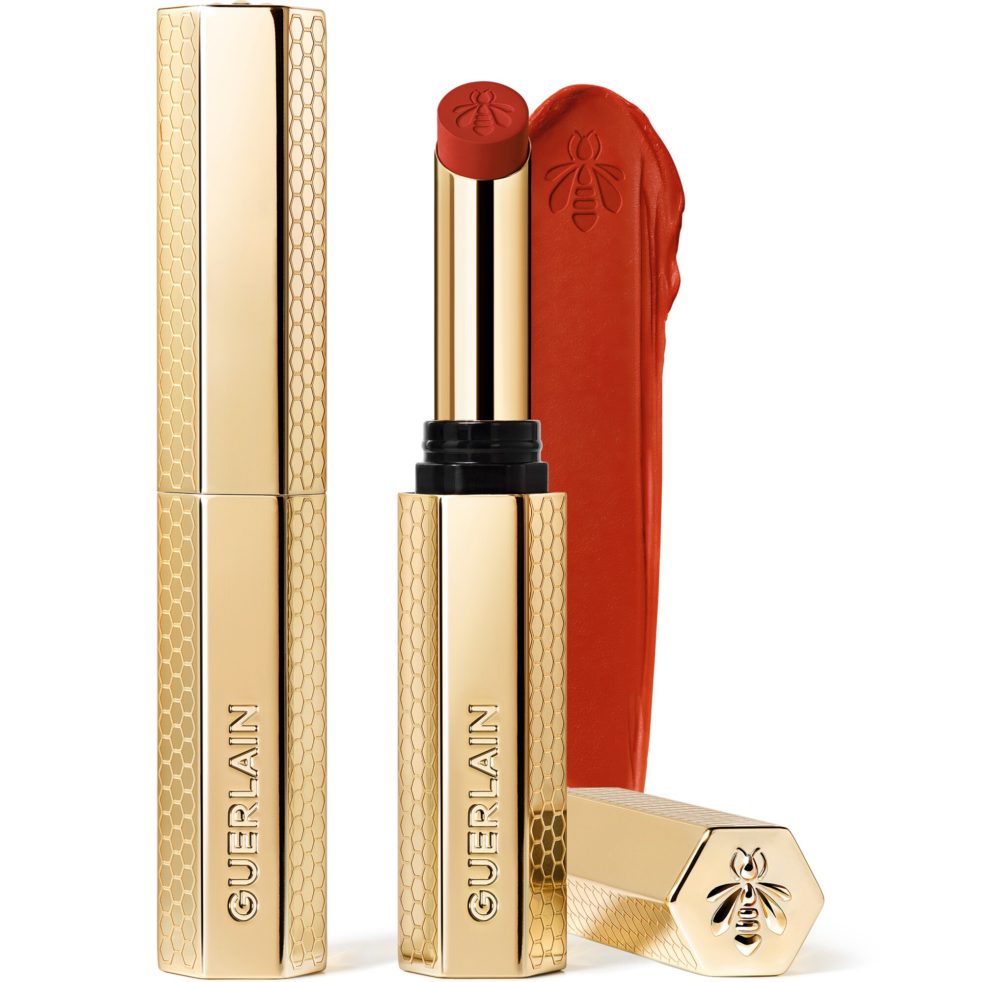 Guerlain - Kisskiss - Le Rouge Lvres Intense Au Miel - 668 Warm Marigold 58 €
