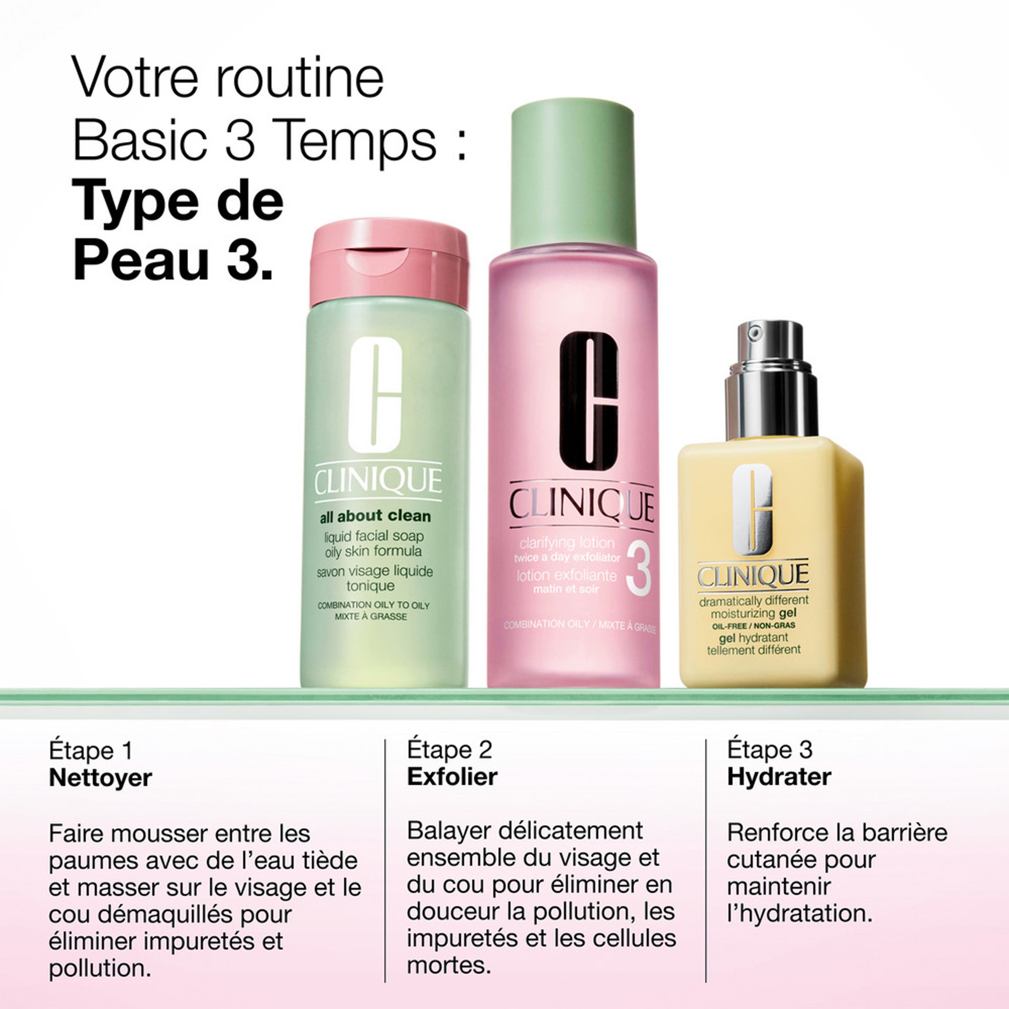 Lotion exfoliante 3 - peaux mixtes à grasses